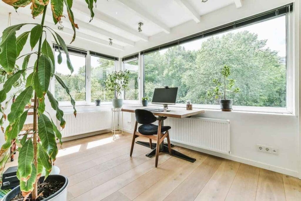 flat roof orangery extension